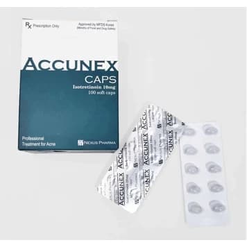 Accunex Caps (Isotretinoin 10 mg)