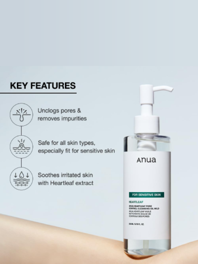 ANUA Heartleaf Pore Cleansing Oil MILD